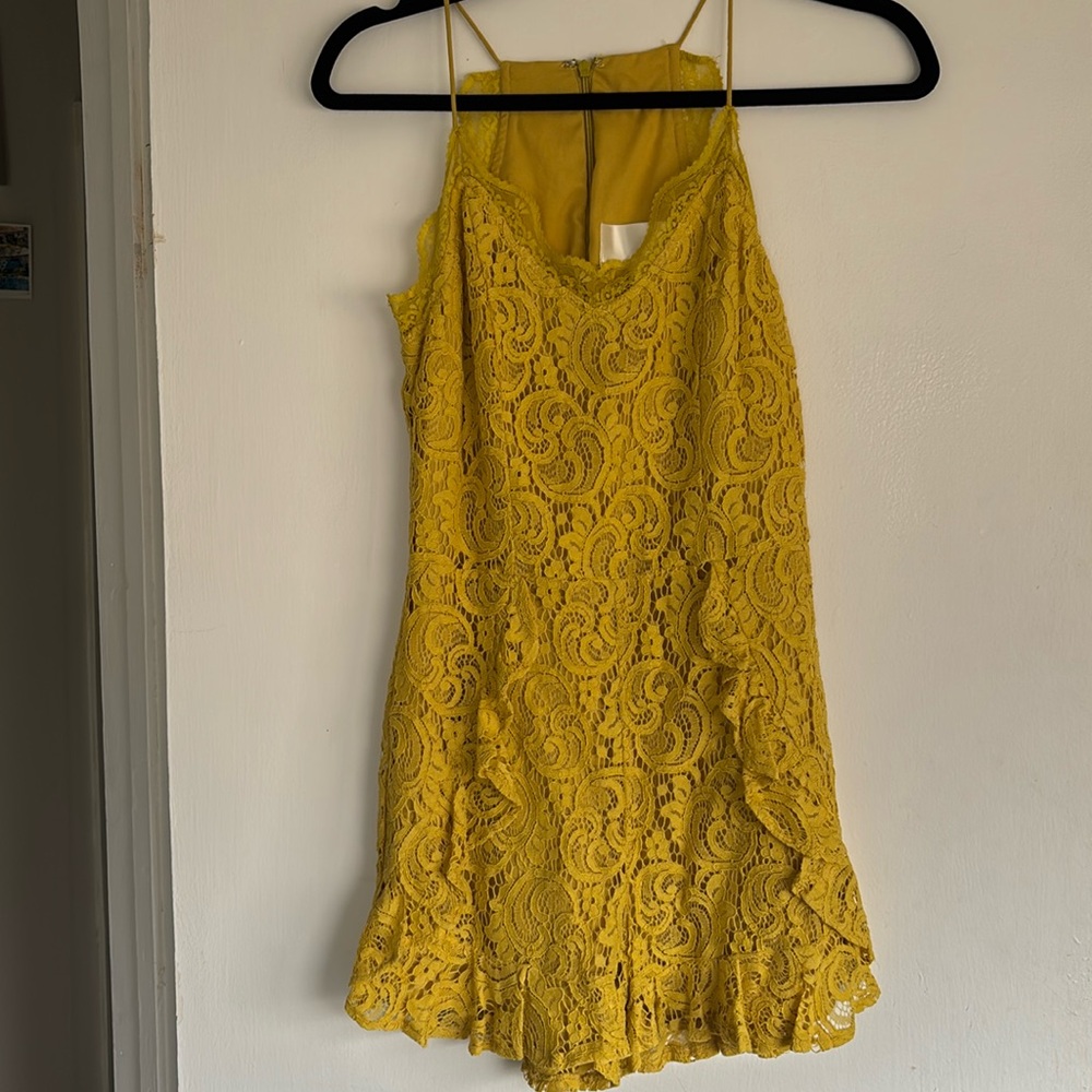 J.O.A. Yellow romper size XS
